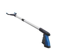 32"/81cm Power Grip T9, Litter Picker, Wide Jaw, Foldable Grabber Tool, Steel Cable, with 96 Grip Points for Firm Grip, with Magnet,