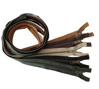 32" (81CM) YKK Open Ended Antique Brass Metal Jacket Zips for Sewing and Crafts for Jeans, Jacket, Skirts, Trousers, Tops Pillow Case Art & Craft Projects X 1 (Tan)