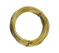 32.8Feet/10m Brass Picture Hanging Wire, 0.7mm/0.02in Braided Hanging Wire for Photo Frame, Mirror, Artwork and Clock