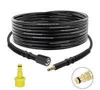 32.8Ft/10M High Pressure Washer Hose with Quick Connect Adapter - Replacement Hose for Kärcher K Series Washers K2, K3, K4, K5, K7, Bayonet to M22-14mm Thread, Hose with Screw Thread Outlet