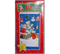 32 Adhesive Christmas Stickers (Includes 4 Giant Labels)