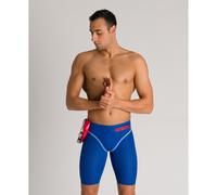 (32) Arena Race Men's Swimming Jammer Powerskin Carbon Core FX Shorts in Ocean Blue