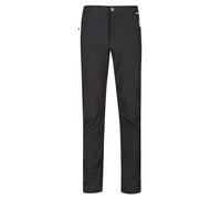 (32, Ash) Regatta Great Outdoors Mens Adventure Tech Geo II Wind Resistant Long Leg Softshell Trousers
