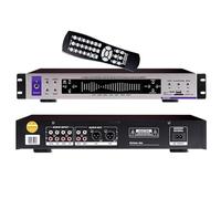 32-Band Audio Stereo Graphic Equalizer with Remote Control, Volume Control, and Music Spectrum Analyzer for Home Recording Studio