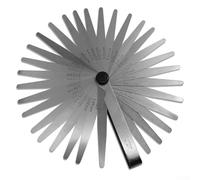 32 Blade Feeler Gauge Set Stainless Steel Dual Marked Metric and Inch Measuring Tool 0 001 0 04 Inch 0 03 1 00mm for Gap Adjustment and Maintenance
