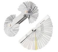 32 Blade SAE Sensor Gauges/Metric Sensor Gauge 58 Count, Metric & Imperial & US Thread Gauge, SAE Thread Pitch Gauge for Inspection Machining