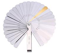 32 Blades Steel Feeler Gauge Dual Marked Metric and Imperial Gap Measuring Tool