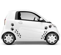 32 Cat/Dog Paws Stickers | Cute Animal Prints Vinyl Decals for Car, Wall, Window, Van, Bike, Kids Room
