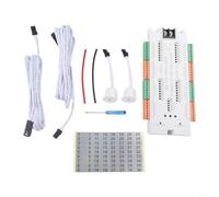 32 Channel Staircase LED Motion Sensor Controller, DC 12V-24V Step Light Kit with 2 Sensors, Adjustable Brightness & Speed for Indoor Stairs, Short Circuit