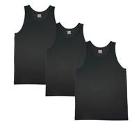 32 Degrees Comfort Mesh Tank Top, 3 Pack, Black, Large