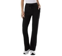 32 Degrees Cool Women's High Rise Ribbed Active Yoga Semi-Flare Pant, Black, M