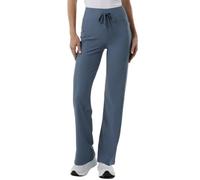 32 Degrees Cool Women's High Rise Ribbed Active Yoga Semi-Flare Pant, Blue, S