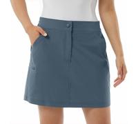 32 Degrees Cool Womens Lightweight Tech Skort, Vintage Indigo, L