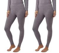 32 Degrees Heat Women's Neo Plush Thermal Base Layer Legging Multipack (UK, Alpha, S, Regular, Regular, 2, Grey)