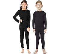 32 Degrees Kids Baselayer Top Pant Set, Snowflake, Medium