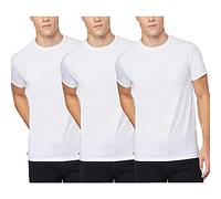 32 DEGREES Men’s Cool Tee Short Sleeve, Crew Neck, Quick Dry, Anti-Odor, 3-Pack, White, XXL