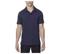 32 DEGREES mens Cool Short Sleeve Polo Shirt, Stormy Night, Medium