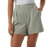 32 Degrees Women Pleated Short, Green, S