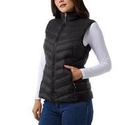 32 Degrees Women’s Lightweight Warmth Stand Up Collar Vest (Black, Large)