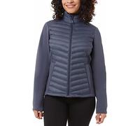 32 Degrees Womens Mixed Media Jacket, Grisaille, S