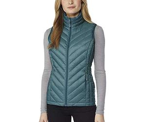 32 Degrees Womens Packable Vest, Cold Green, Small