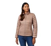 32 Degrees Women's Ultra-Light Down Packable Jacket | Layering |Semi-Fitted | Zippered Pockets | Water Repellent, Metallic Taupe, X-Large