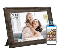 32 GB FRAMEO 10.1 Inch Smart WiFi Digital Picture Frame 1280 x 800 IPS LCD Touch Screen, Automatic Rotation in Portrait and Landscape Format, Share Moments Instantly via Frameo App from Anywhere