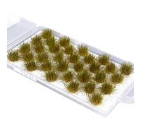 32 Grass Mat Model Building Static Grass Tufts Miniature Decorative Model Making Lawn Static Grass Tufts Model Making Grass Decoration for Diorama Miniature (Spring, Summer, Autumn, Winter) (Autumn)