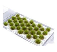 32 Grass Mat Model Building Static Grass Tufts Miniature Decorative Model Making Lawn Static Grass Tufts Model Making Grass Decoration for Diorama Miniature (Spring, Summer, Autumn, Winter) (Spring)