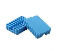 32 Holes Bit Organiser Drill Bit Holder for 6 35MM Shank Compatible with Standard 1/4 Inch Bits Compact Plastic Design for Organized For Storage and Portability