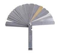 32 Imp/Mertic + Brass Feeler Gauge Tune Up Thickness Set New Tape Measure Finder Ruler Scale Gauge Tester Roller Surveyor Locator Angle Protractor Scriber Base Stand Holder Bevel Height