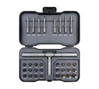32-in-1 Ratchet Screwdriver Set, Ratcheting T-Handle Design, 16x9.3x3.6cm, Multi Bit Screwdriver Set, Precision Repair Tool, Compact and Portable Kit, for Electronics Appliance Bicycle Car Computer