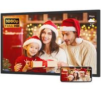 32-Inch FHD 64GB Extra Large Digital Picture Frame - 1920x1080 IPS 1080P Digital Photo Frame, Remote Control, Sync Smartphone Screen, Share Photos Videos via App Email, for Mom Dad