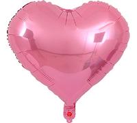 32 inch Heart Shape Balloons Pink Colour Valentines Day Foil Helium Balloons For Valentines Day Decorations Wedding Birthday Party Balloons.