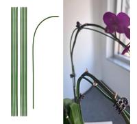 32 Inch Orchid Stakes, Plant Support Stake Bendable Plant Stick, Pack of 10
