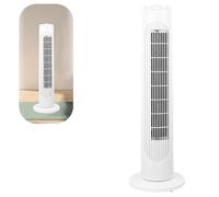 32 Inch Oscillating Tower Fan - Quiet Cooling Fa"an with 3 Speed Settings, Timer & Wide Airflow - Slim Portable Floor Fan for Home, Office & Bedroom - Energy Efficient White Standing Fan