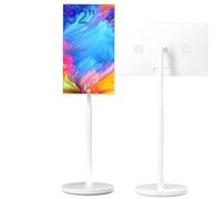 32-Inch Portable Touch Screen Monitor Rolling TV with Screen Mirroring Smart Digital Whiteboard Remote Control Ideal for Living Room Kitchen Bedroom Balcony & Garden 8+256GB Storage