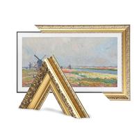 32 Inch TV Bezel Compatible with Samsung The Frame & Pro Compatible, Antique Gold, Suitable for Wall Mounted Televisions