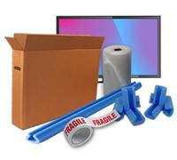 32 inch TV LCD Double Wall Premium Cardboard Box WITH Extra Bubble Plasma Screen Picture Artwork Frame House Removal Moving Protection Kit