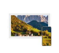 32-inch WIFI Digital Photo Frame, Supports Time-scheduled Playback And Scheduled Power On And Off, 1920 * 1080 IPS Full HD Image Quality (Color : White)