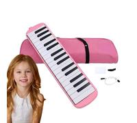 32 Key Melodica, Air Piano Keyboard, Talk Box Instrument, Double Tube Design, Safe Mouthpiece, 16.34 x 4.13 Inches, Versatile Ideal for Music Enthusiasts, Beginners, Students