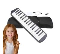 32 Key Melodica, Air Piano Keyboard, Talk Box Instrument, Double Tube Design, Safe Mouthpiece, 16.34 x 4.13 Inches, Versatile Ideal for Music Enthusiasts, Beginners, Students