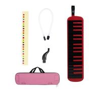 32 Keys Melodica Set Air Piano Keyboard Soprano Melodica With Mouthpiece Tube And Carrying Bag For Beginners Practice