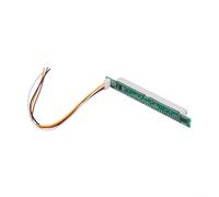 32 LED Audio Visualizer Line Level Indicator Three-Color LED Strip Adjustable Peak Hold AGC Real-Time Display Compact Design 24 Green 8 Red Easy