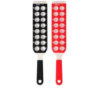 32 Lenses Retinoscopy Rack, Ophthalmic Trial Lens Set, Optometry Exam Red & Black Lens Flipper, Vision Screening Tool