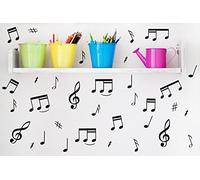 32 Music Notes Car Laptop Wall Fridge Vinyl Wall Sticker Decal Vinyl Tattoo Transfer PERSONALISED Many Colours Genuine Broomsticker