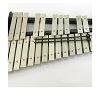 32-Note Aluminum Plate Durable Sound Crisp Glockenspiel Xylophone Percussion Instrument Professional Glockenspiel Set