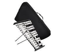 32-note Glockenspiel With Adjustable Height Stand Aluminum Soundboard Professional Glockenspiel Set