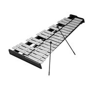 32-Note Xylophone Educational Glockenspiel Wooden Base Solid Aluminum Bars With Mallets Percussion Musical Instrumen
