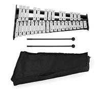 32 Note Xylophone Glockenspiel Wooden Base Aluminum Bars Mallets Percussion Musical Instrument Carrying Bag Children Adults